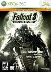 An image of the game, console, or accessory Fallout 3 Add-on Broken Steel and Point Lookout - (CIB) (Xbox 360)