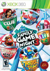 An image of the game, console, or accessory Hasbro Family Game Night 3 - (CIB) (Xbox 360)