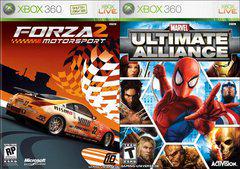 An image of the game, console, or accessory Marvel Ultimate Alliance & Forza 2 - (CIB) (Xbox 360)