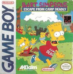 An image of the game, console, or accessory Bart Simpson's Escape from Camp Deadly - (CIB) (GameBoy)