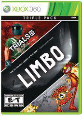 An image of the game, console, or accessory Triple Pack: Limbo, Trials HD, Splosion Man - (CIB) (Xbox 360)