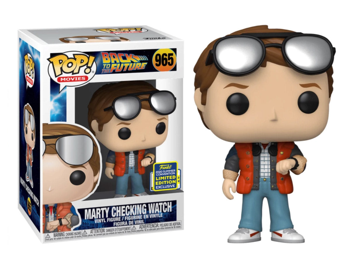 POP Movies Marty Checking Watch Back to the Future (2020 Summer Convention Limited Edition Exclusive) 965