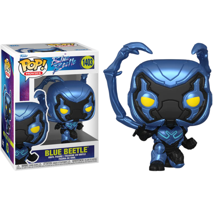 POP Movies Blue Beetle Blue Beetle (Glow Chase) 1403