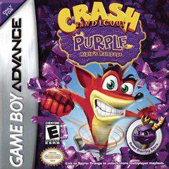 An image of the game, console, or accessory Crash Bandicoot Purple - (LS) (GameBoy Advance)