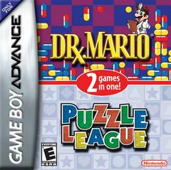 An image of the game, console, or accessory Dr. Mario / Puzzle League - (Missing) (GameBoy Advance)