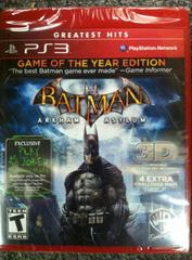 An image of the game, console, or accessory Batman: Arkham Asylum [Game of the Year Greatest Hits] - (CIB) (Playstation 3)