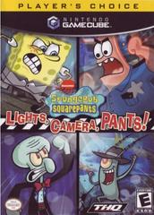 An image of the game, console, or accessory SpongeBob SquarePants Lights Camera Pants [Player's Choice] - (CIB) (Gamecube)