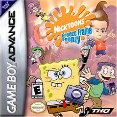 An image of the game, console, or accessory Nicktoons Freeze Frame Frenzy - (LS) (GameBoy Advance)