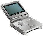 Platinum Gameboy Advance SP - (LS Flaw) (GameBoy Advance)