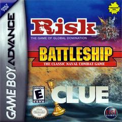 An image of the game, console, or accessory Risk / Battleship / Clue - (LS) (GameBoy Advance)