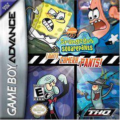 An image of the game, console, or accessory SpongeBob SquarePants Lights Camera Pants - (LS) (GameBoy Advance)