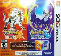 An image of the game, console, or accessory Pokemon Sun & Pokemon Moon Dual Pack [Steelbook Edition] - (CIB) (Nintendo 3DS)