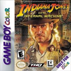 An image of the game, console, or accessory Indiana Jones Infernal Machine - (LS) (GameBoy Color)