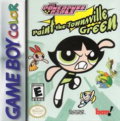 An image of the game, console, or accessory Powerpuff Girls Paint the Townsville Green - (LS) (GameBoy Color)