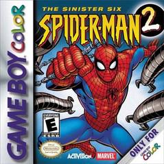 An image of the game, console, or accessory Spiderman 2 The Sinister Six - (LS) (GameBoy Color)