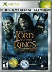 An image of the game, console, or accessory Lord of the Rings Two Towers [Platinum Hits] - (CIB) (Xbox)