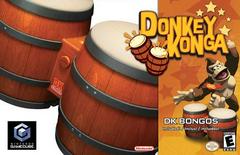 An image of the game, console, or accessory Donkey Konga w/ Bongo - (CIB Flaw) (Gamecube)