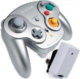 An image of the game, console, or accessory Platinum Wavebird Wireless Controller - (LS) (Gamecube)