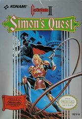 An image of the game, console, or accessory Castlevania II Simon's Quest - (LS Flaw) (NES)