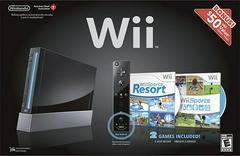 Nintendo Wii Sport Resort Pack Console Black - (CIB) (Wii)