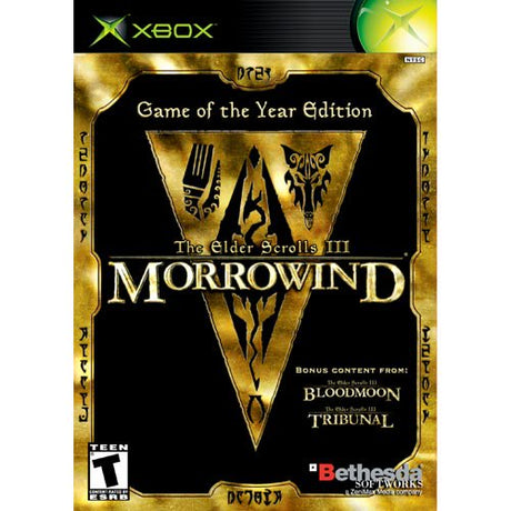 An image of the game, console, or accessory Elder Scrolls III Morrowind [Game of the Year] - (CIB) (Xbox)