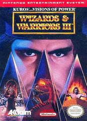 An image of the game, console, or accessory Wizards and Warriors III Kuros Visions of Power - (LS) (NES)