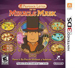 An image of the game, console, or accessory Professor Layton and The Miracle Mask - (LS) (Nintendo 3DS)