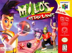 An image of the game, console, or accessory Milo's Astro Lanes - (LS) (Nintendo 64)