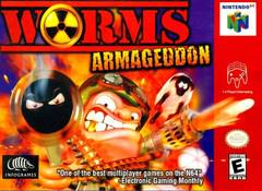 An image of the game, console, or accessory Worms Armageddon - (LS) (Nintendo 64)