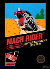 An image of the game, console, or accessory Mach Rider [5 Screw] - (LS) (NES)