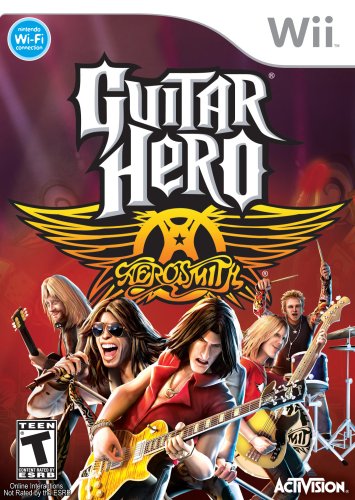 An image of the game, console, or accessory Guitar Hero Aerosmith - (CIB) (Wii)