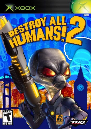 An image of the game, console, or accessory Destroy All Humans 2 - (CIB) (Xbox)