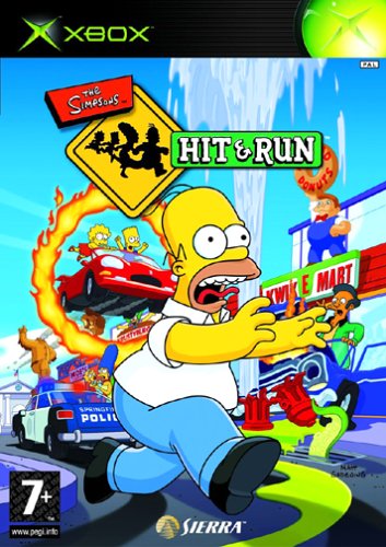 An image of the game, console, or accessory The Simpsons Hit and Run - (CIB) (Xbox)