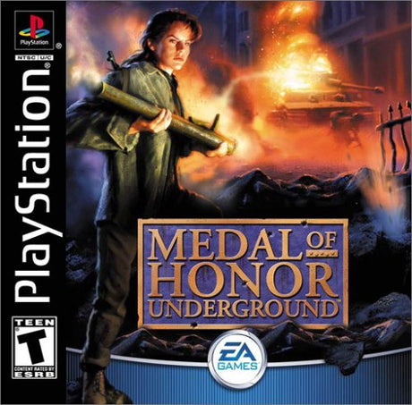 An image of the game, console, or accessory Medal of Honor Underground - (CIB) (Playstation)