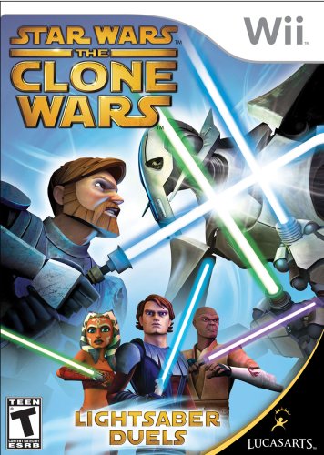 An image of the game, console, or accessory Star Wars Clone Wars Lightsaber Duels - (CIB) (Wii)