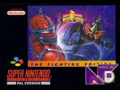 An image of the game, console, or accessory Mighty Morphin Power Rangers Fighting Edition - (CIB) (PAL Super Nintendo)