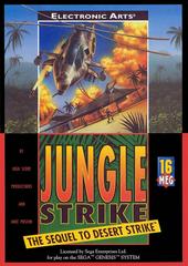 An image of the game, console, or accessory Jungle Strike [Cardboard Box] - (CIB) (Sega Genesis)