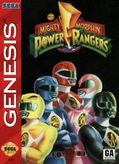 An image of the game, console, or accessory Mighty Morphin Power Rangers [Cardboard Box] - (CIB Flaw) (Sega Genesis)