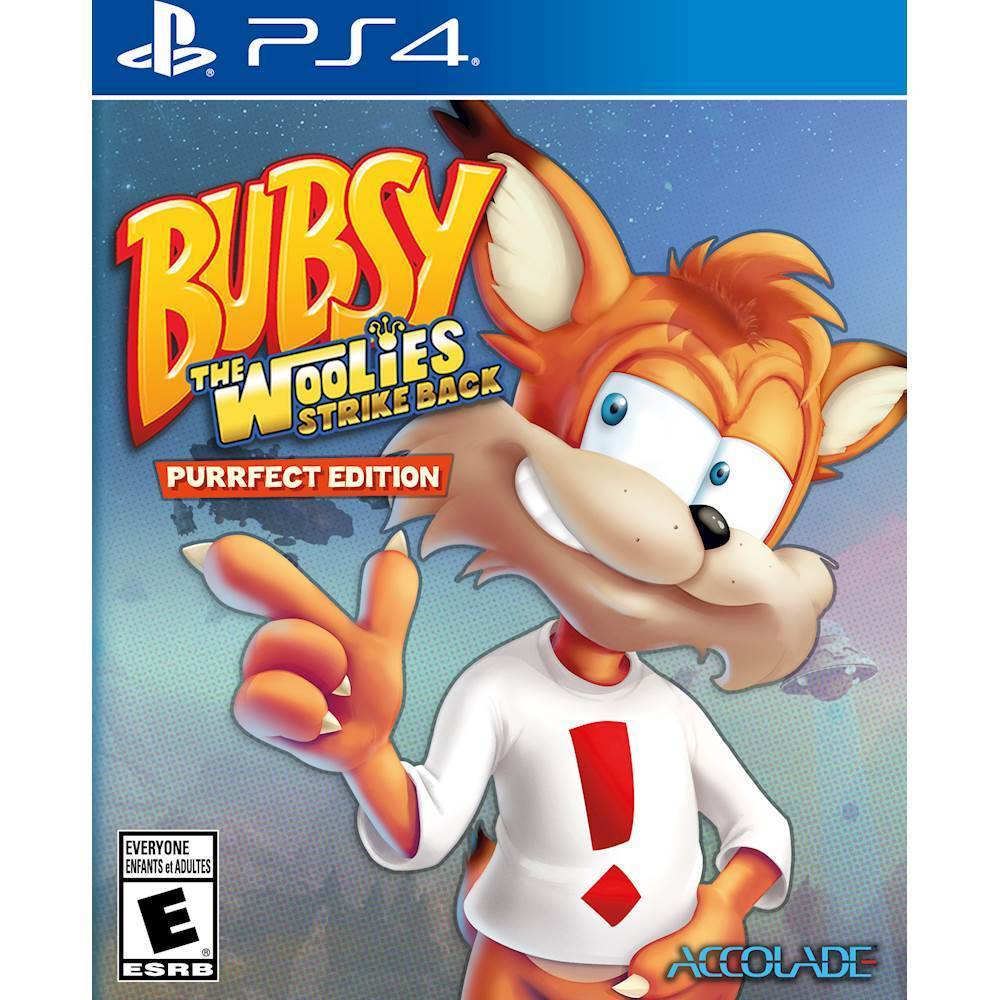 An image of the game, console, or accessory Bubsy: The Woolies Strike Back Purrfect Edition - (CIB) (Playstation 4)