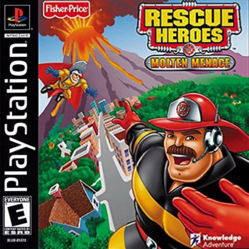 An image of the game, console, or accessory Rescue Heroes Molten Menace - (CIB) (Playstation)