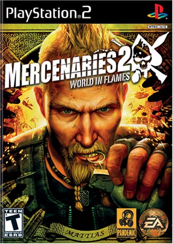 An image of the game, console, or accessory Mercenaries 2 World in Flames - (CIB) (Playstation 2)