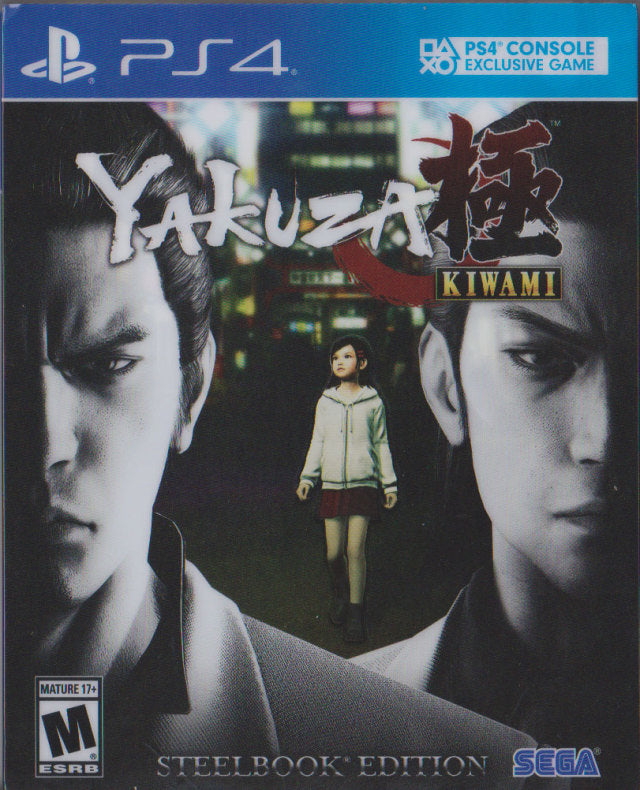 An image of the game, console, or accessory Yakuza Kiwami [Steelbook Edition] - (CIB) (Playstation 4)