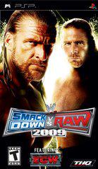 An image of the game, console, or accessory WWE Smackdown vs. Raw 2009 - (CIB) (PSP)