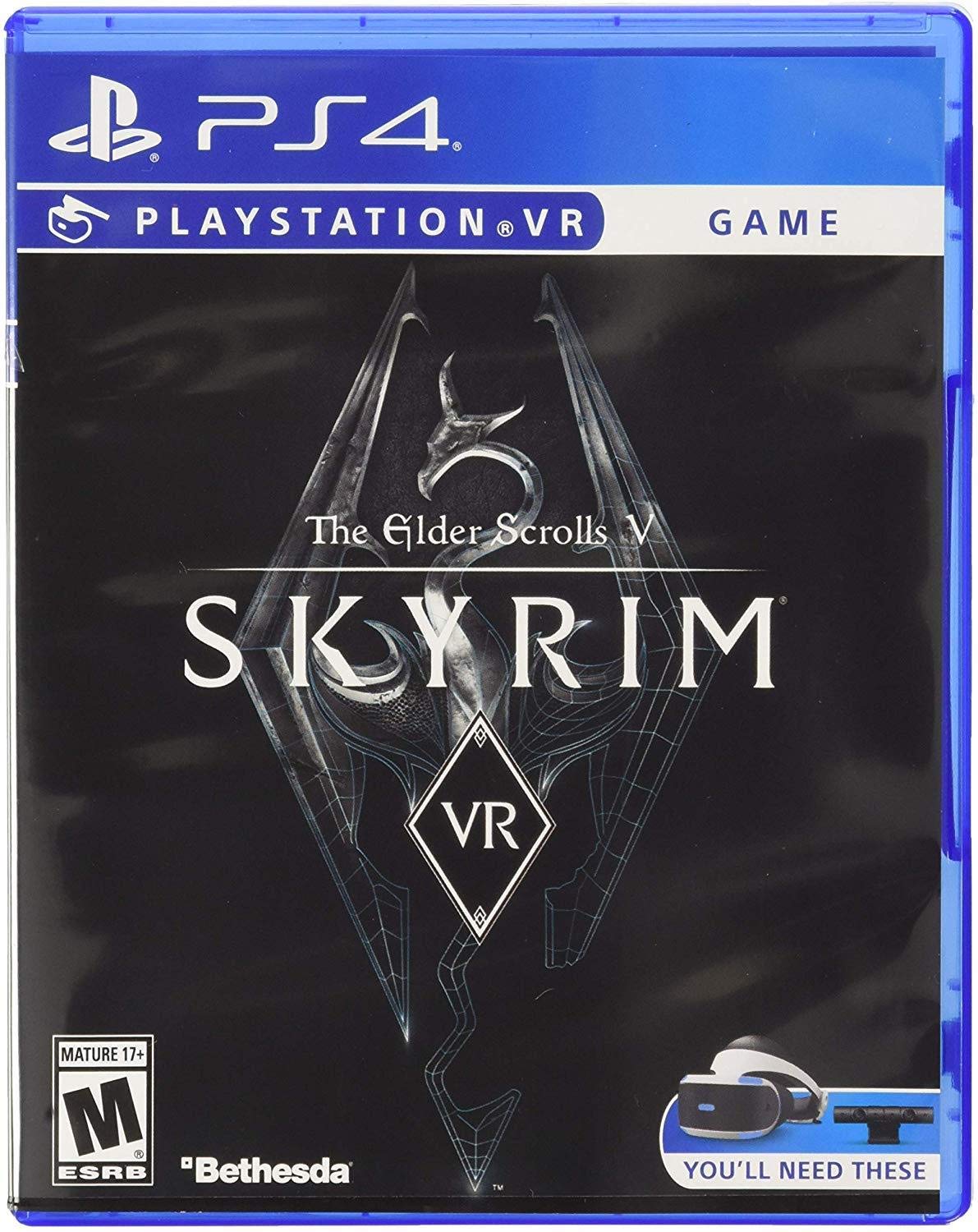 An image of the game, console, or accessory Elder Scrolls V: Skyrim VR [Not For Resale] - (CIB) (Playstation 4)