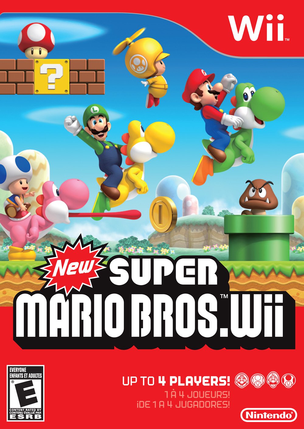 An image of the game, console, or accessory New Super Mario Bros. Wii - (CIB) (Wii)