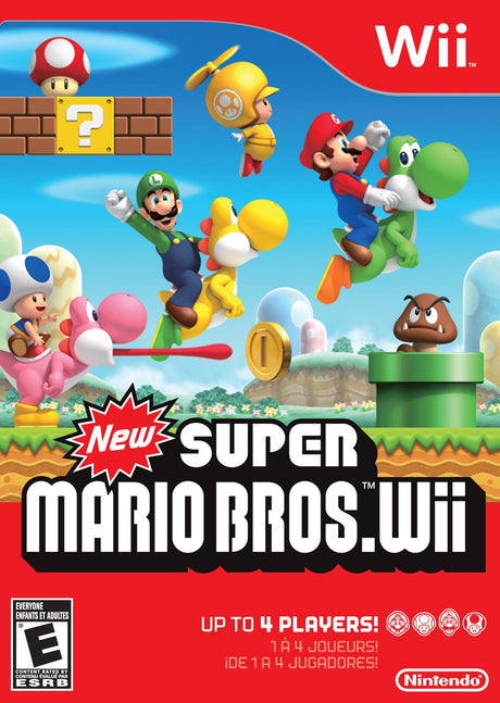 An image of the game, console, or accessory New Super Mario Bros. Wii - (LS) (Wii)