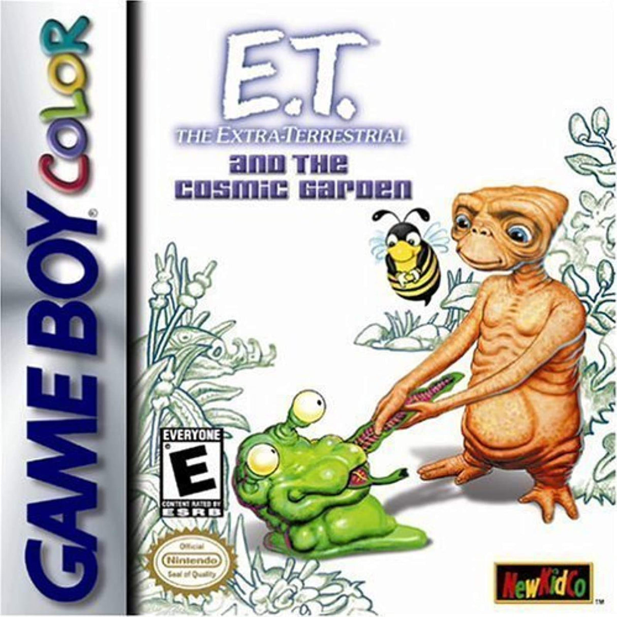 An image of the game, console, or accessory ET the Extra Terrestrial and the Cosmic Garden - (CIB) (GameBoy Color)