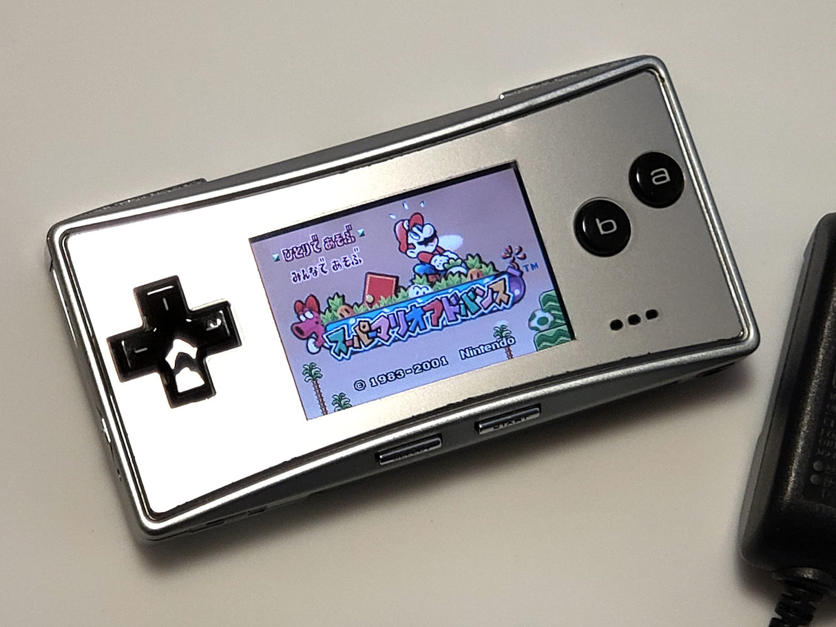 GBA Micro Plata/Rojo - (LS) (GameBoy Advance)