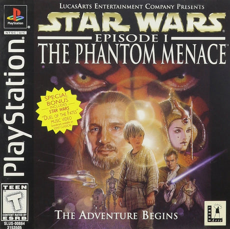 An image of the game, console, or accessory Star Wars Phantom Menace - (CIB) (Playstation)