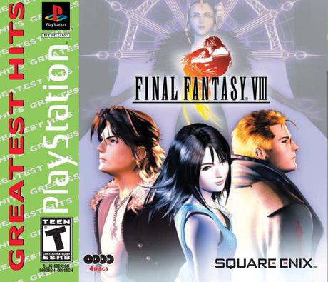 An image of the game, console, or accessory Final Fantasy VIII [Greatest Hits] - (CIB) (Playstation)